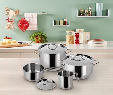 Lagostina Every Stainless Steel Pot, 18 cm 3 Liters