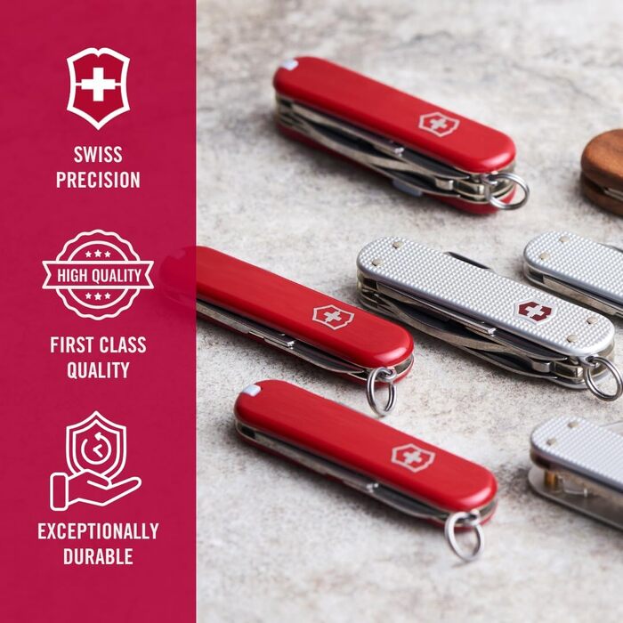 Мультитул Victorinox Jetsetter: швейцарський ніж з 7 функціями, магнітна викрутка Phillips, відкривачка для пляшок