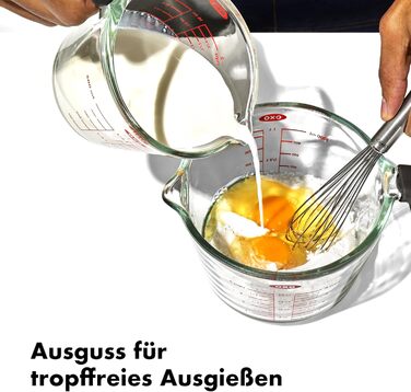 OXO Good Grips 500 ml Glass Measuring Cup with Lid