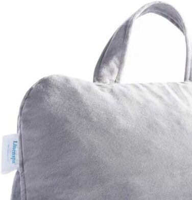 Підлогове крісло-лежак Linenspa з подрібненим пінополіуретаном (Memory Foam), XL, для читання, ігор, перегляду телевізора, з підлокітниками. Ідеально для спалень та кімнат гуртожитків.