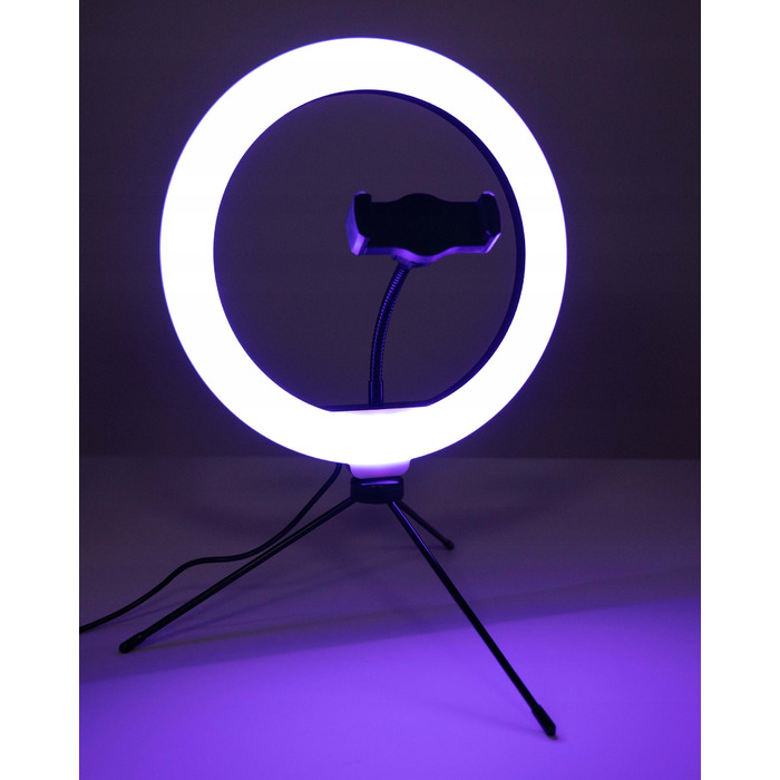 Кільцева LED-лампа RGB зі штативом та тримачем