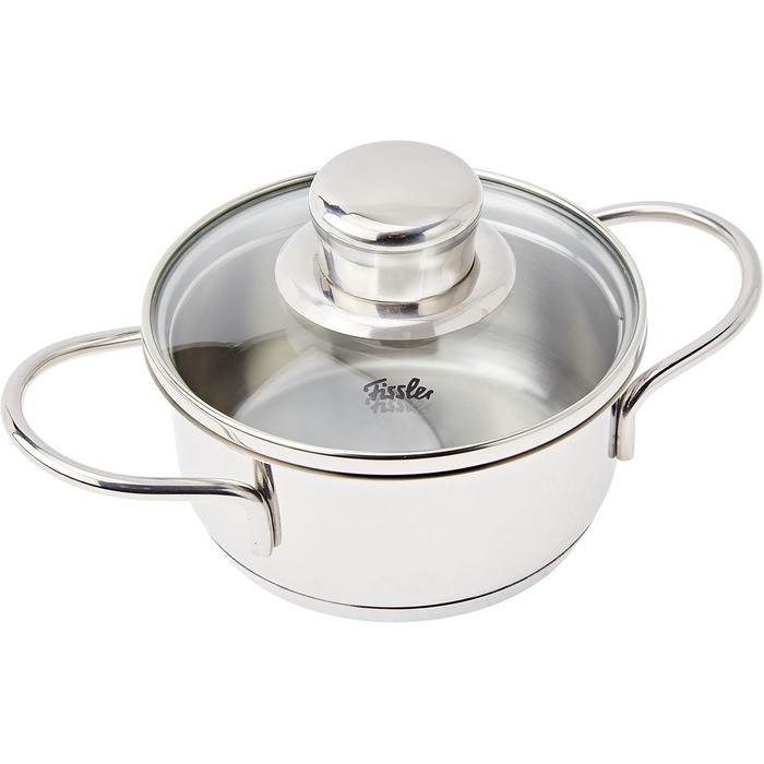 Міні-каструля Fissler Häppchen з нержавіючої сталі 12 см, 0,5 л, з кришкою, для індукції