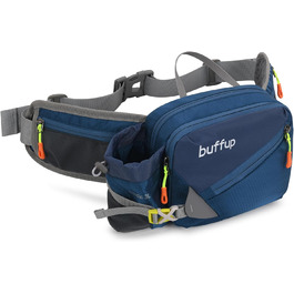 Спортивна поясна сумка для собак: бігова, туристична, велосипедна. Для чоловіків та жінок. Об'ємна, темно-синя