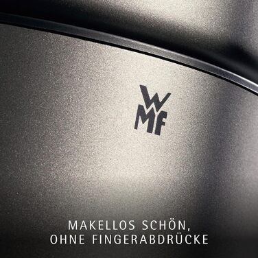 Тостер WMF Lono Silk з нержавіючої сталі, 2 слоти, XXL-насадка для бургерів, 7 рівнів підсмажування, LED-дисплей, широкі слоти, висувна кришка для крихт, анти-відбитки, 900 Вт