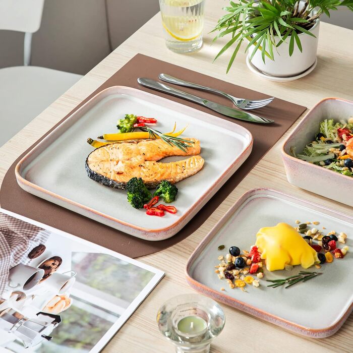 Набір посуду vancasso NEBULA з 12 елементів (4 сервізи), керамічний, для 4-12 осіб