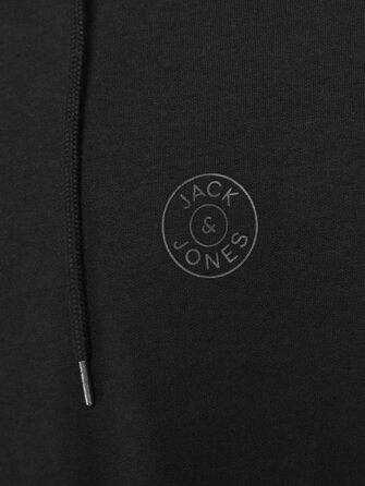 Чоловіча толстовка-худі Jack & Jones JJ Basic Logo Sweat Hood Noos чорна