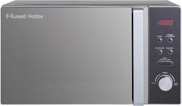 Мікрохвильова піч Russell Hobbs RHM2076S, 20 л, 800 Вт, срібна, окремо стояча