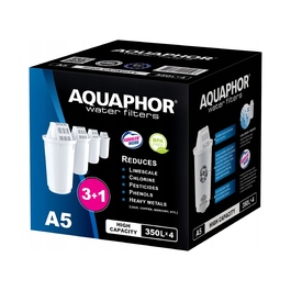 Смінні фільтрувальні картриджі для глечика Aquaphor A5, 4 шт.