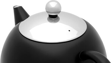 Bredemeijer small, round, double-walled teapot 0.5 Liter (Black, 1.4 L)