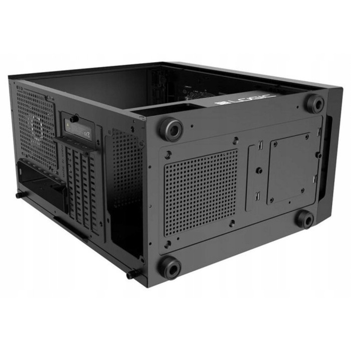 Ігровий комп'ютерний корпус Logic Atos ARGB mini, чорний, 3 вентилятори
