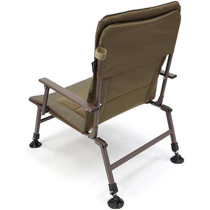 Крісло карпове G8DS® XPR Angelstuhl з підлокітниками, регульовані ноги, м'яке сидіння для риболовлі