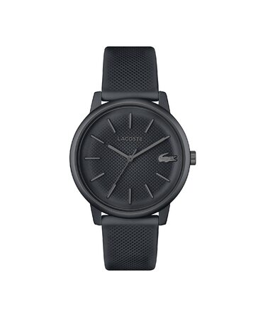 Годинник чоловічий Lacoste 12.12 Move Analog Quartz з силіконовим браслетом сірий