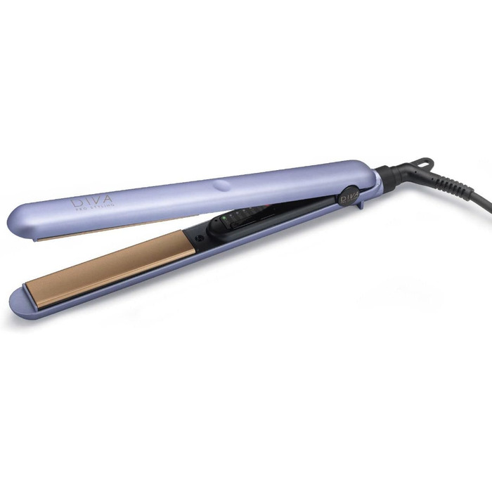 Випрямляч для волосся Diva Pro Styling Elite - рожевий, з регулюванням температури та швидким нагрівом