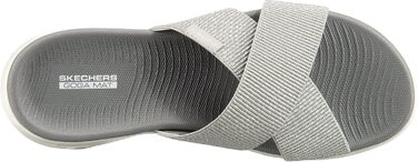 Сандалі жіночі Skechers ON-The-GO 600 Dainty сріблясті текстильні 38 EU