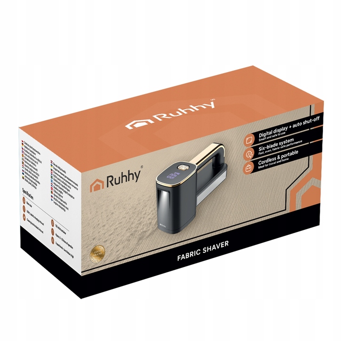 Бездротова машинка для видалення ковтунів Ruhhy 26642, чорна