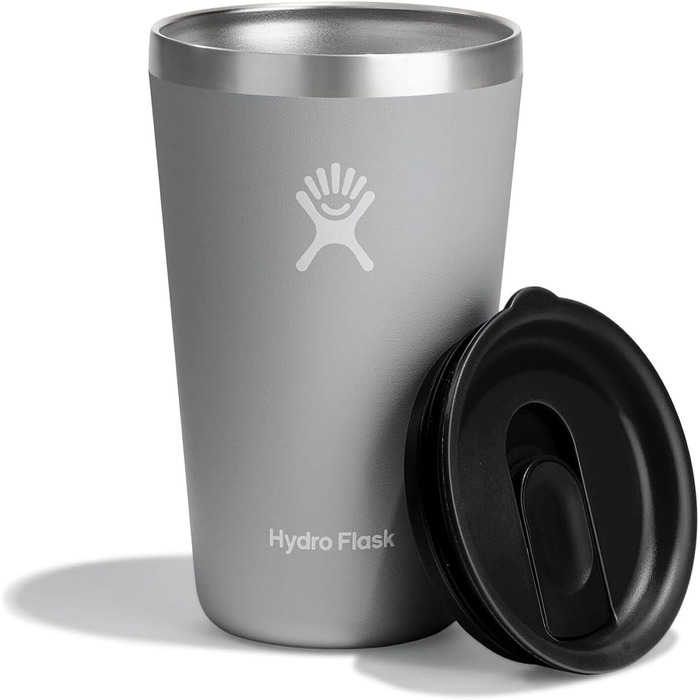 Birch Hydro Flask 473ml (16oz) Stainless Steel Travel Mug - Vacuum Insulated, Leakproof & Hot/Cold