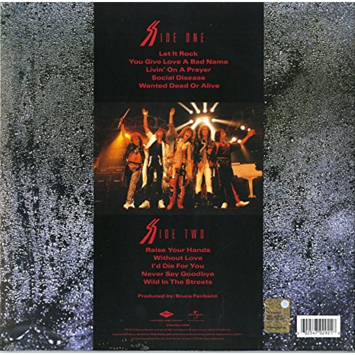 Slippery When Wet - Lp Remastered [Вінілова Пластинка] Bon Jovi - Оригінал