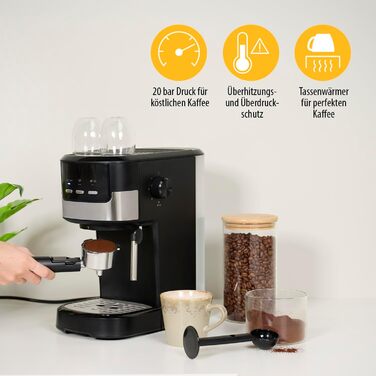 Еспресо-машина Tristar CM-2278: 2 чашки, Nespresso, кава, 20 bar, підігрів чашок
