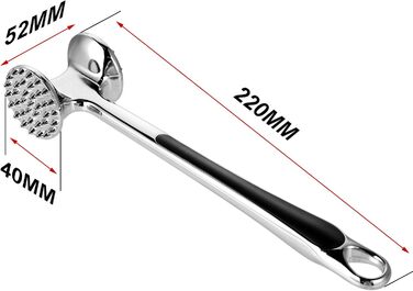 Кухонний молоток для м'яса Lrocotanc – ідеальний для шніцелів, стейків та курки, ергономічна ручка, міцний дизайн