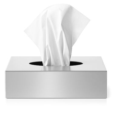 Коробка для серветок з нержавіючої сталі Com-Four® - настінний диспенсер для серветок (сріблястий)