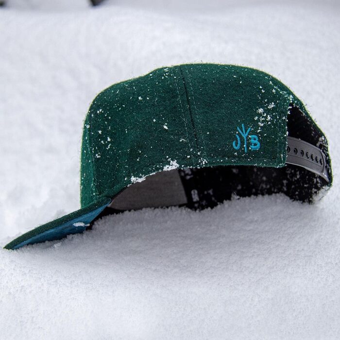 Кепка Jumping Bird бейсболка унісекс • Знімна кепка для активного відпочинку • Фетр, регульований розмір, оливковий • Ідеально для сноуборду