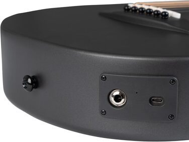 Електрогітара Cascha з карбону, для початківців, з чохлом, ременем, ганчіркою та плектрами