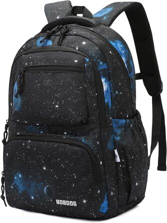 Дитячий рюкзак Galaxy Print для хлопчиків (чорний, синій)