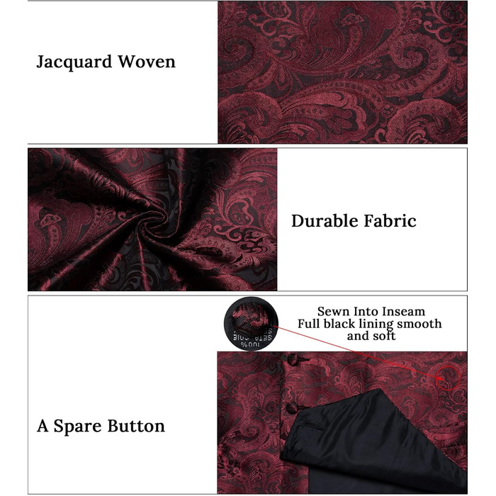 Шарф Rotes Paisley лівий/правий, розмір SIZE_NAME, колір COLOR_NAME