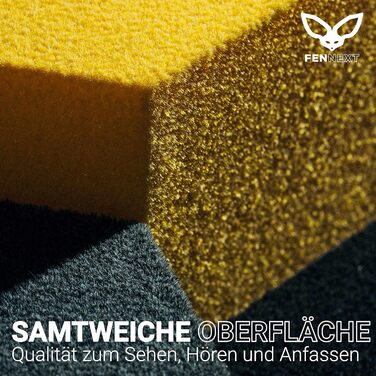 Акустичні панелі-поглиначі шуму Hexagon (8 шт.), 3D стінові панелі для шумоізоляції, колір Green Shades, вироблено в ЄС