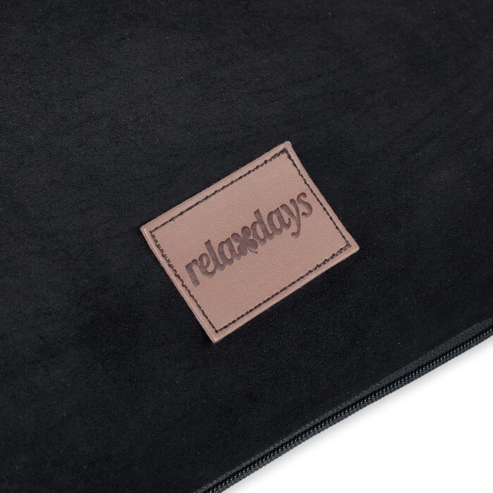 Сходинки для тварин Relaxdays 3 сходинки, для собак та котів, 33 x 36,5 x 52 см, м'які, для ліжка, дивану (Чорний)