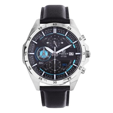Годинник Casio Edifice EFR-556D-1AVUEF: чоловічий, блакитно-чорний, з ремінком