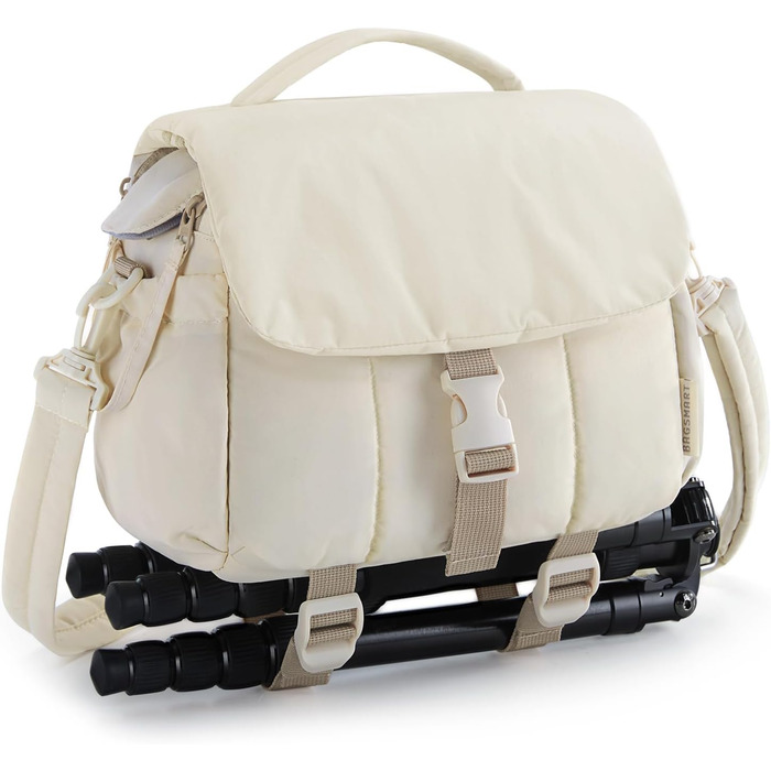 Сумка для камери Bagsmart: DSLR, об'єктиви, аксесуари, бежева