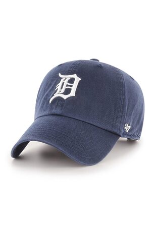 Кепка бейсболка 47 Brand Detroit Tigers MLB, регульована, темно-синя
