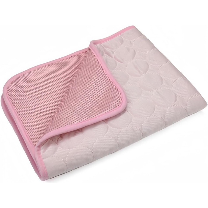Охолоджуючий килимок для собак та котів, самоохолоджуючий, нетоксичний, 30x40 см, рожевий