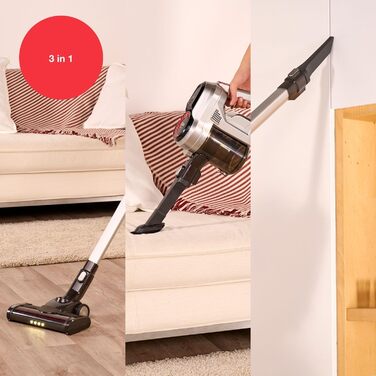 Електрична підміталка Solac Turbobat Digital Flex 29.6V AE2515 - 3 в 1, метал/пластик, колір: коричневий, мідний