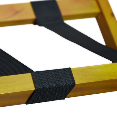 Relaxdays Folding Suit Stand - Wood