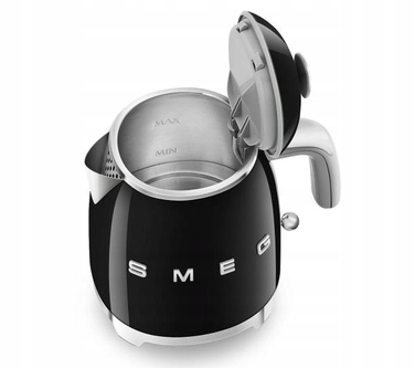 Електричний чайник Smeg KLF05BLEU, 1400 Вт, 0,8 л, чорний