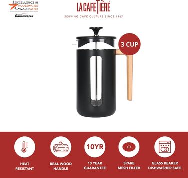 Френч-прес La Cafetière Pisa з нержавіючої сталі, 3 чашки, зелений, у подарунковій коробці