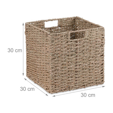Woven Seagrass Storage Basket