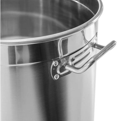 XXL Stainless Steel Cooking Pot available in 5 sizes: 20L, 30L, 45L, 70L, 95L (35x35cm = 30L)