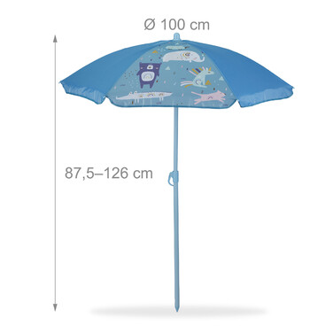 Relaxdays Camping Kids' Seating Set with Umbrella