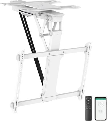 Кронштейн для телевізора на стелю HL47ML моторизований, похилий для LED/LCD 32-75