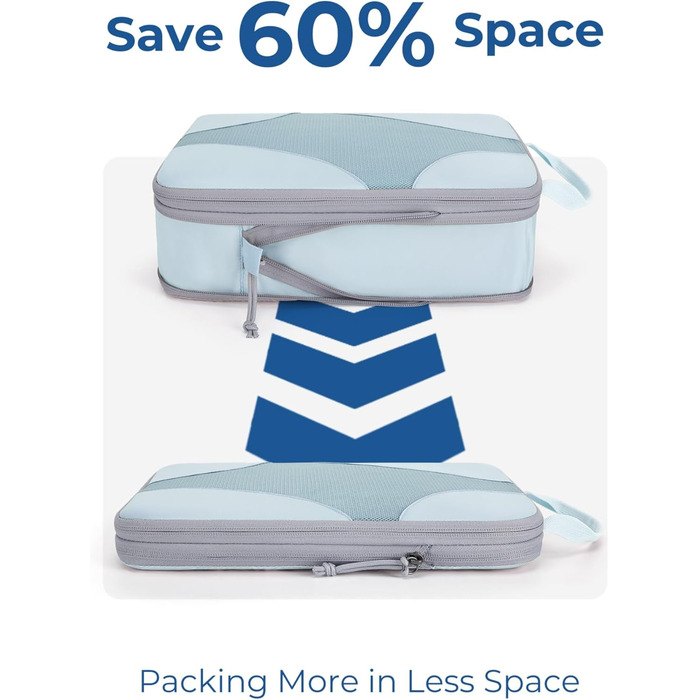 Набір органайзерів для одягу BAGSMART (6 шт.) з мішком для білизни - для рюкзака, валізи, подорожей