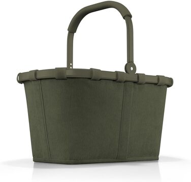 Сумка-шопер Reisenthel Carrybag – містка та практична, Cord Dark Matcha, Single