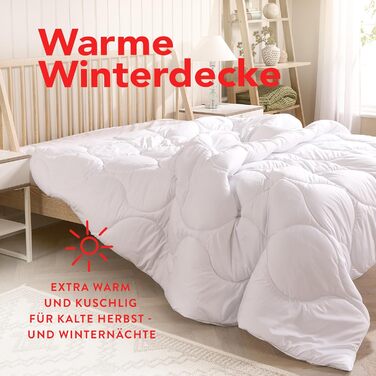 Ковдра John Cotton New Way 200x220 - інноваційна дихаюча ковдра для алергіків | Сертифікована Oeko-Test | Ідеальна для весни та осені | Тепла зимова ковдра 200x200 см