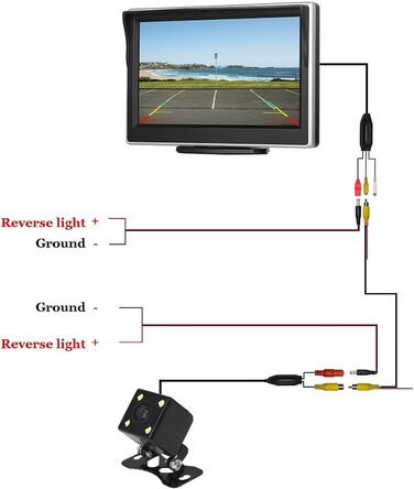 Автомобільний HD LCD монітор 5