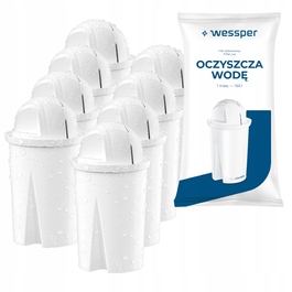 Смінні фільтри для води Wessper AquaClassic Standard для фільтра-кувшина, 8 шт.