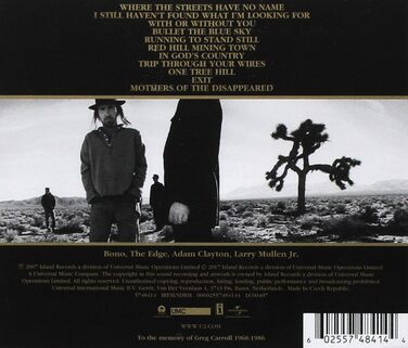 U2 The Joshua Tree (2LP) Вінілова платівка LP