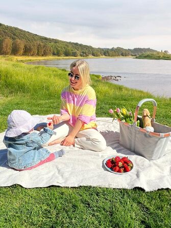 Сумка-шопер Reisenthel CarryBag Twist Sky Rose – містка та практична сумка з водонепроникним дизайном