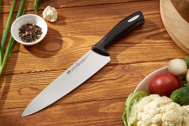 Ніж кухарський Grossman 002SH, 33 см, з нержавіючої сталі, ергономічна ручка